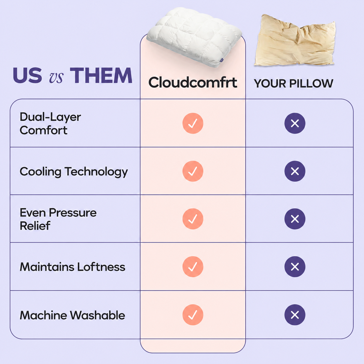 Cloudy Puff Pillow
